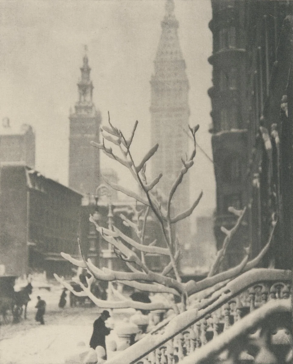 Two Towers—New York by Alfred Stieglitz, photograph, 1911