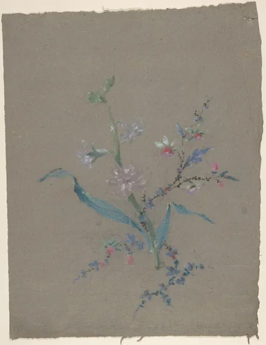 Floral Design by Jean François Bony, drawing, 1775-1825