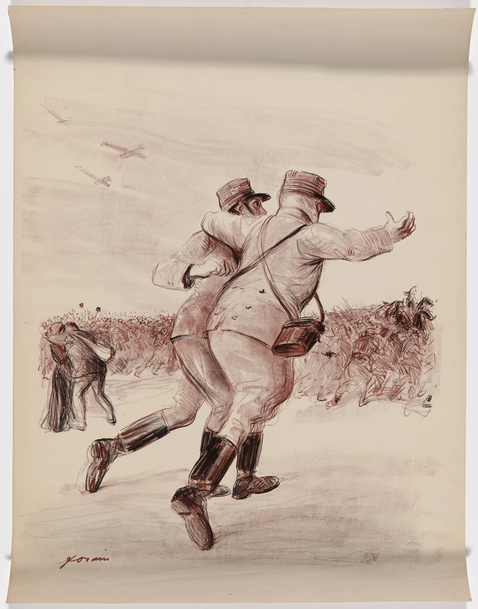 Servir (To Serve) by Jean-Louis Forain, print, 1913