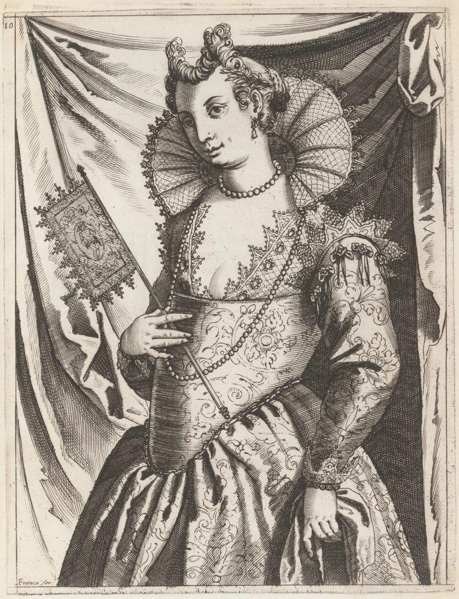 Habiti delle Donne Venetiane (Dress of Venetian Women) by Giacomo Franco, book, 1586-1614