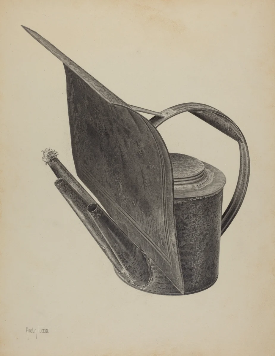 "Jacking" Torch by Amelia Tuccio, index of american design, 1941