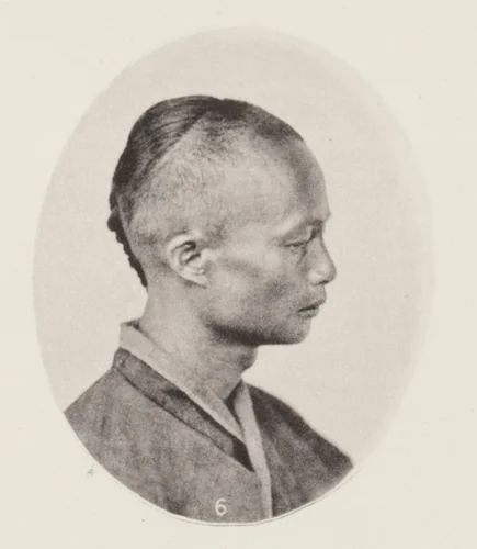 Pepohoan Male Head by John Thomson, photograph, 1873