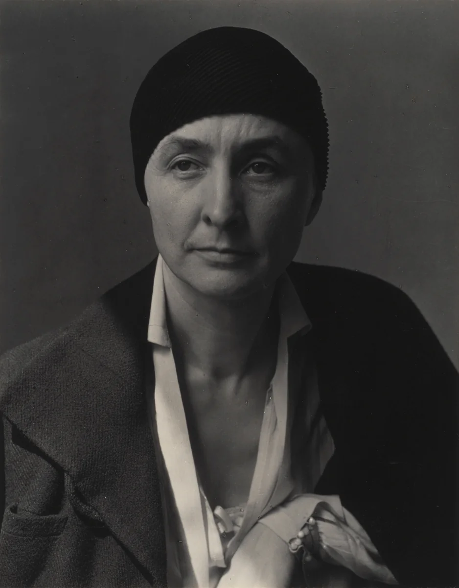 Georgia O'Keeffe by Alfred Stieglitz, photograph, 1930-1931
