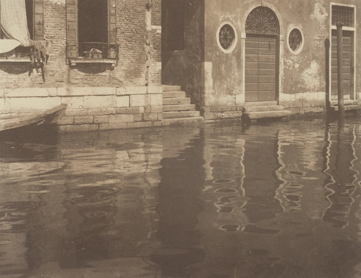 Reflections by Alfred Stieglitz, photograph, 1894