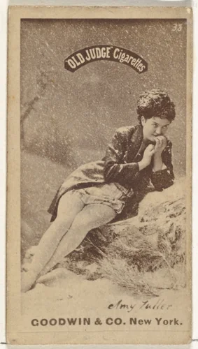 Amy Fuller, from the Actors and Actresses series (N171) for Old Judge Cigarettes by Goodwin & Company, photograph, 1886-1890