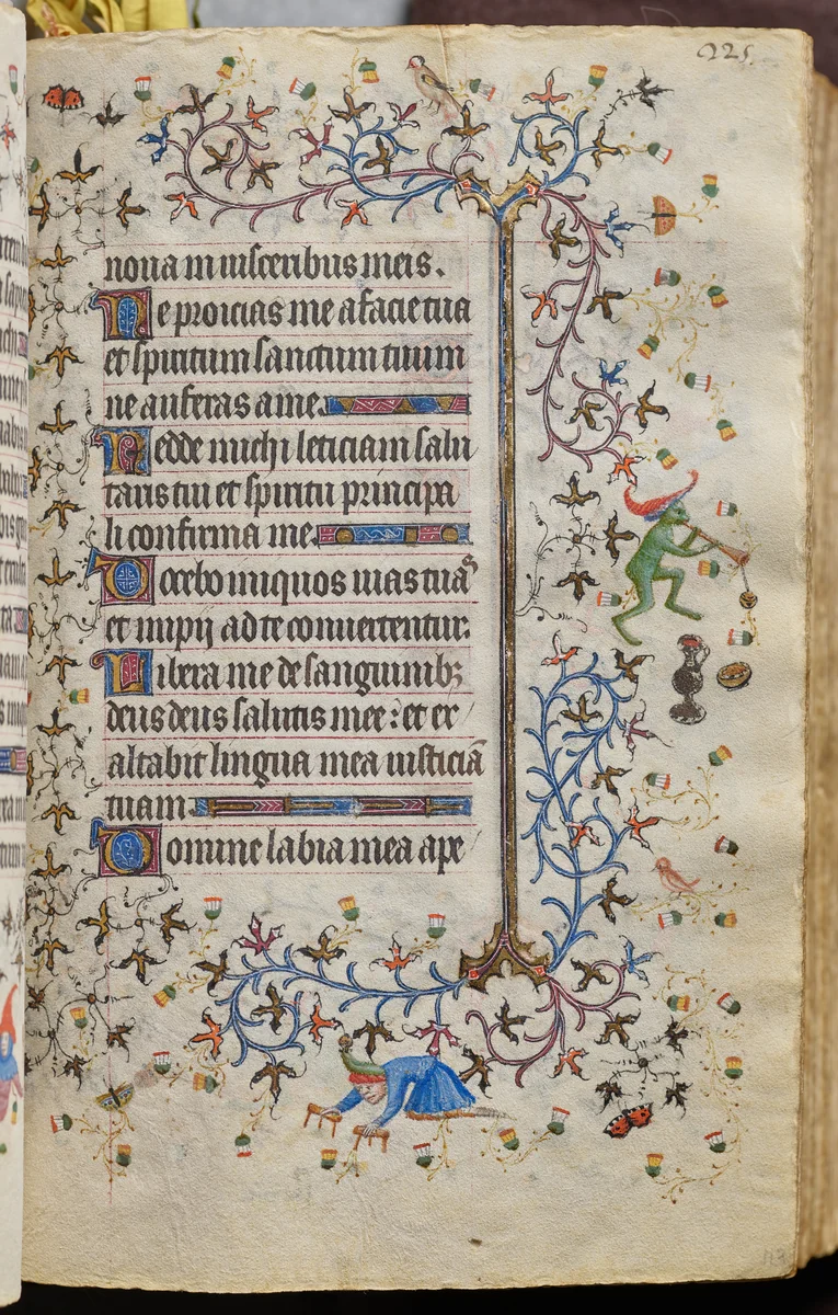 Hours of Charles the Noble, King of Navarre (1361-1425): fol. 113r, Text by Master of the Brussels Initials and Associates, book, 1400-1410