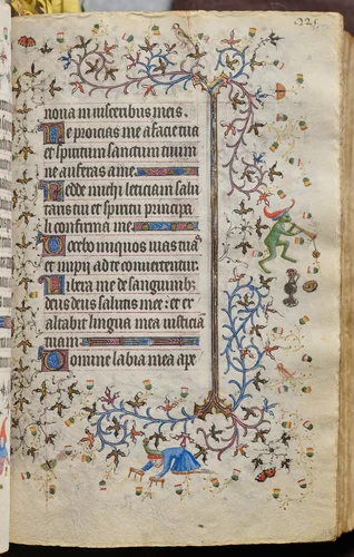 Hours of Charles the Noble, King of Navarre (1361-1425): fol. 113r, Text by Master of the Brussels Initials and Associates, book, 1400-1410