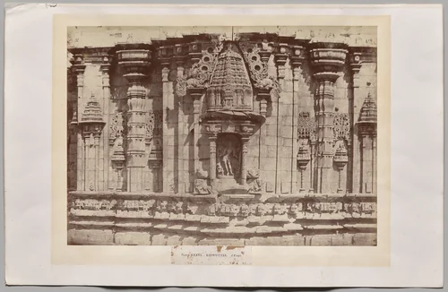 Kirwuttee, A Temple, India by William Henry Pigou, photograph, 1852-1862