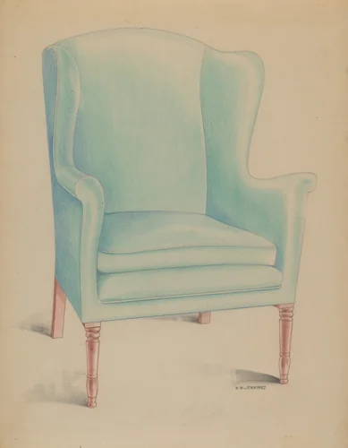 Duncan Phyfe Chair by Walter Jennings, index of american design, 1936