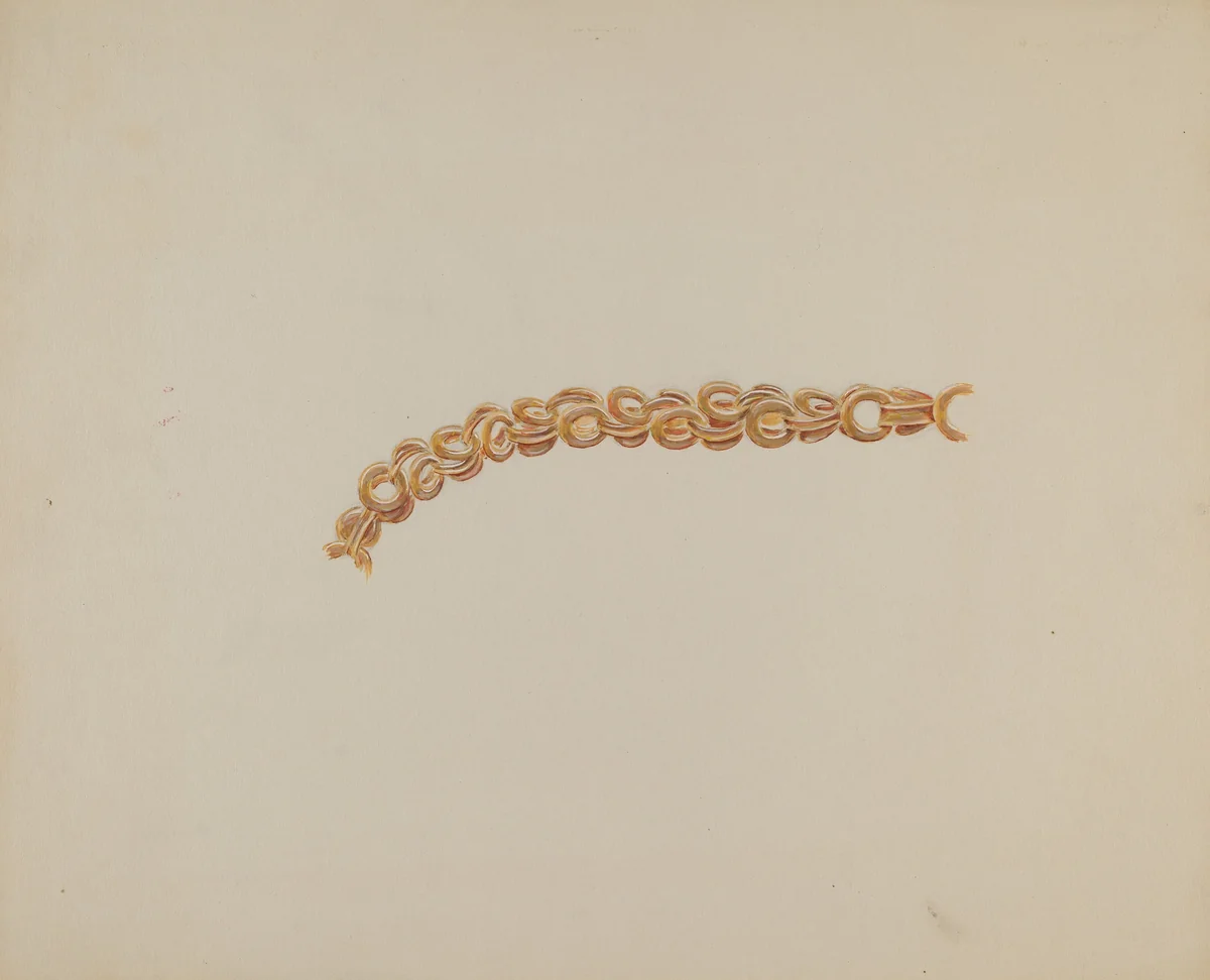 Gold Chain by Dorothy Posten, index of american design, 1937