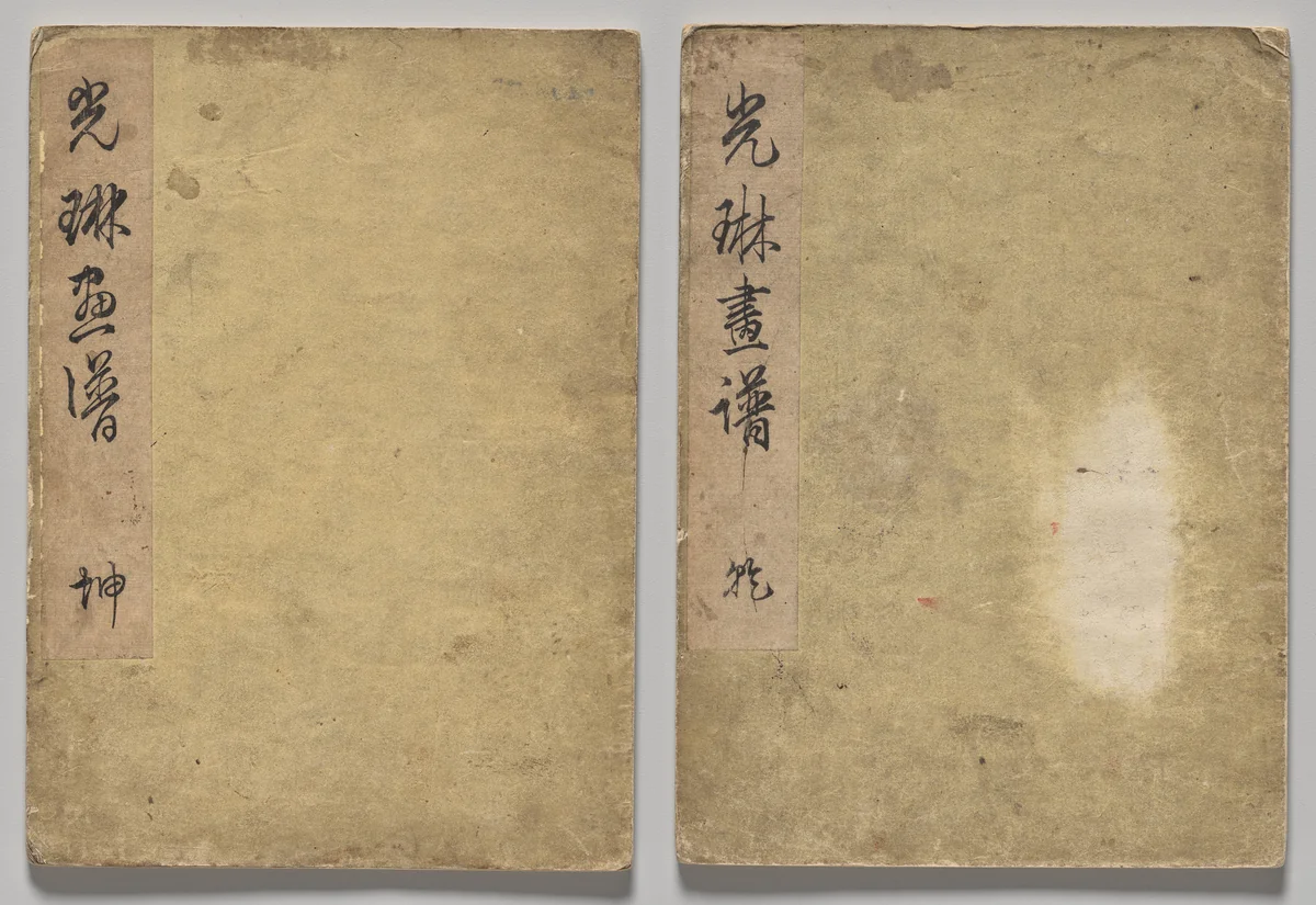 The Kōrin Picture Book by Nakamura Hōchū (中村芳中), book, 1802-1899