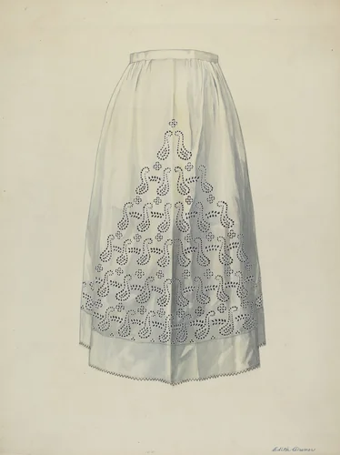 Petticoat by Edith Towner, index of american design, 1937