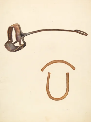 Branding Iron by Elizabeth Johnson, index of american design, 1942