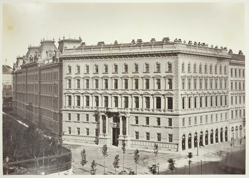Opern-Ring No. 10, Wohnhaus des Fried. Ritter von Schey by Artist Unknown, photograph, 1860-1869