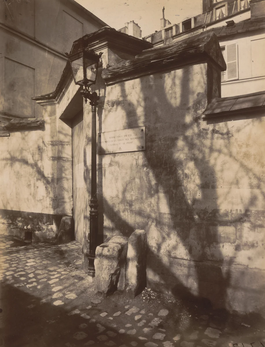 Maison de Balzac, rue Berton 24 by Eugène Atget, photograph, 1922