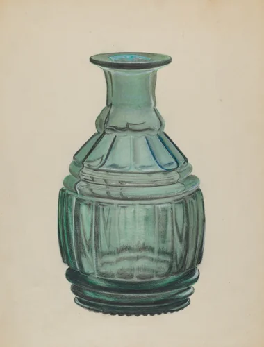 Carafe by Van Silvay, index of american design, 1939