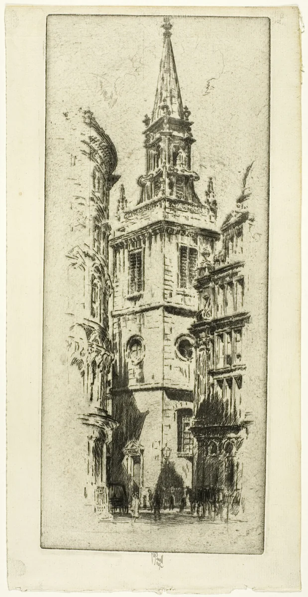 St. Augustine's and St. Faith's by Joseph Pennell, print, 1906