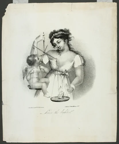 Love's the Lightest by William Browne, print, 1834-1877