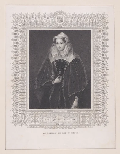 Mary, Queen of Scots by William Thomas Fry, print, 1833