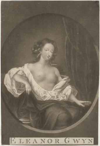 Eleanor Gwyn, Mistress of Charles II by Valentine Green
Sir Peter Lely, print, 1777