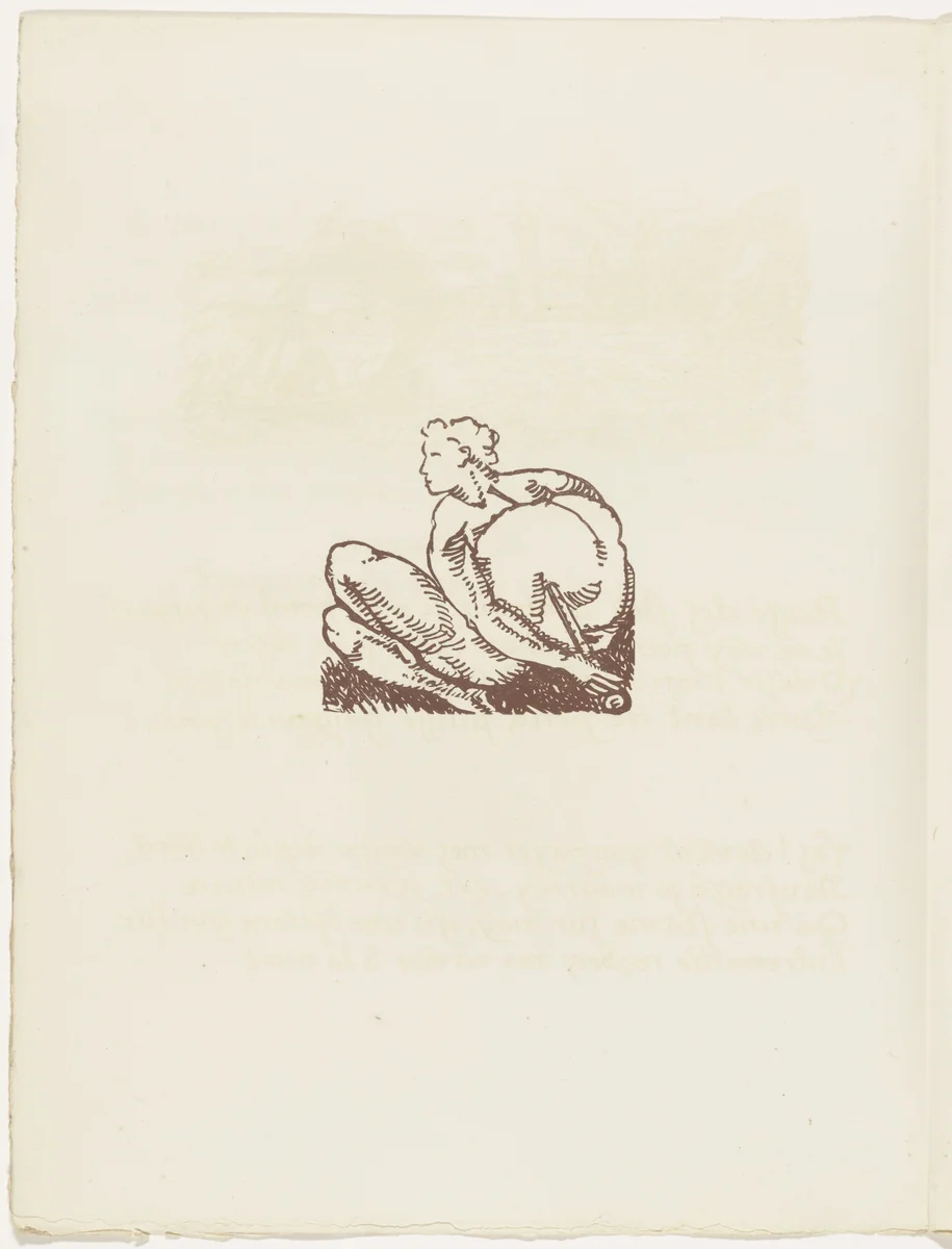 Vignette (folio 104 verso) from Les Amours (The Loves) by Émile Bernard, illustrated book, 1915