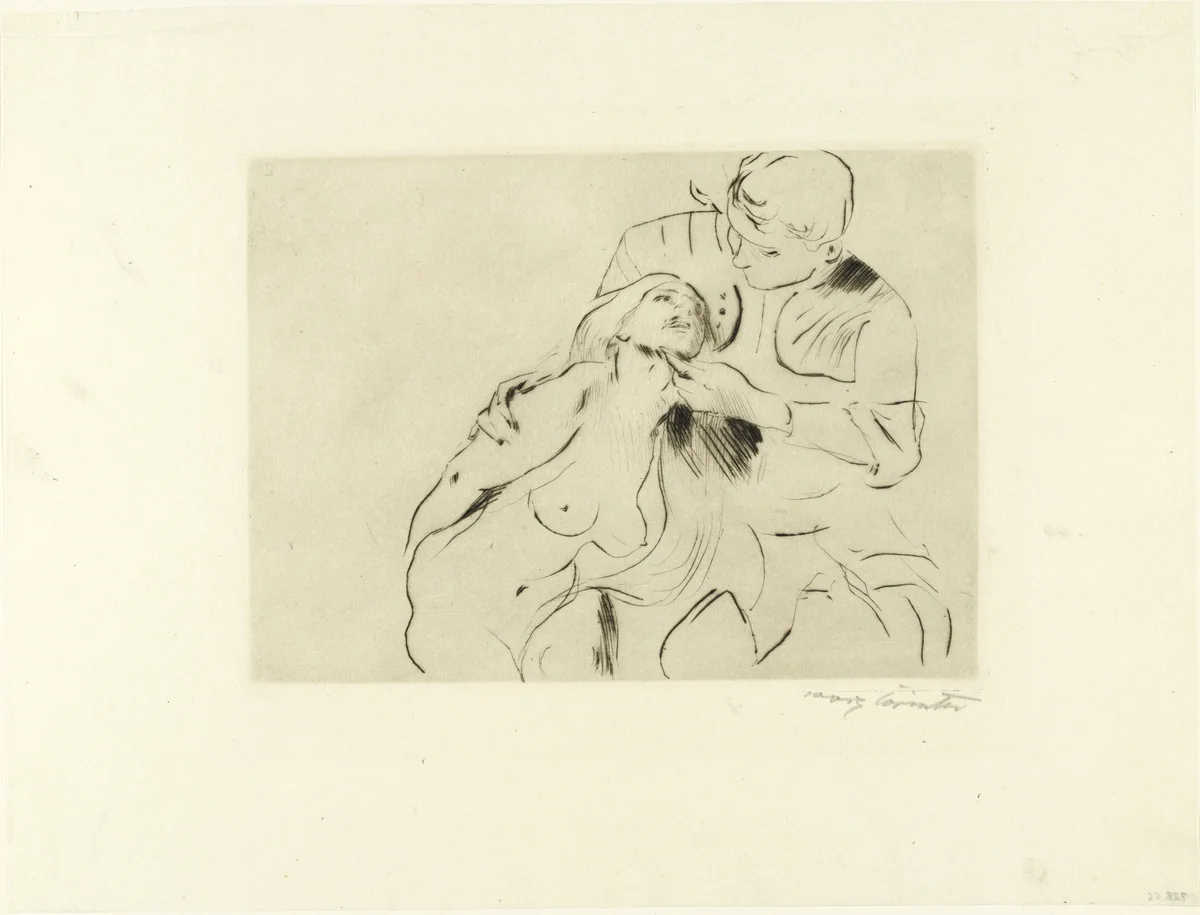 Reconciliation (Versöhnung) by Lovis Corinth, print, 1914