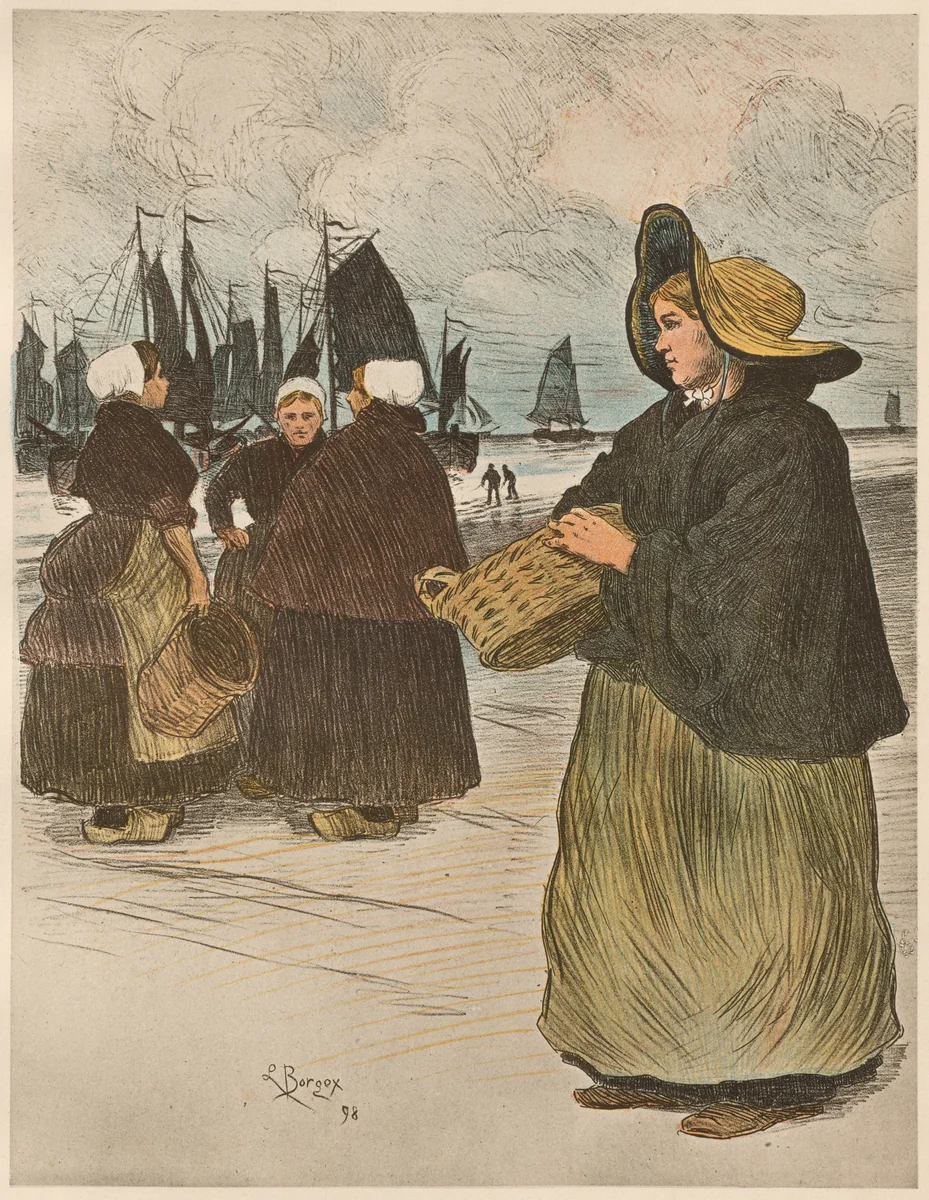 Les Sardinières by Louis Bourgeois, book, 1893-1903