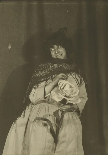 Untitled (self-portrait in drag) by Frantisek Drtikol, photograph, 1920