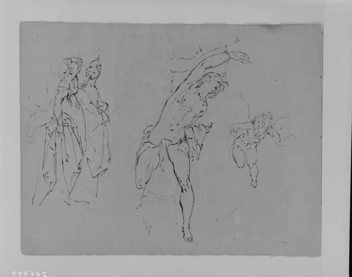(From Sketchbook) by Thomas Sully, artwork, 1810-1820