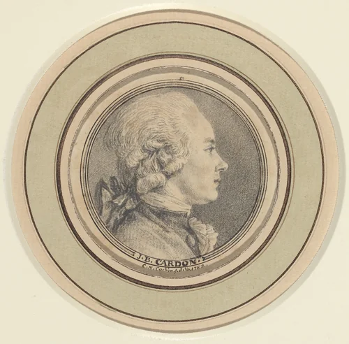 J.B. Cardon by Charles Nicolas Cochin II, drawing, 1782