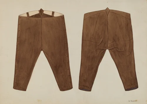 Trousers by Syrena Swanson, index of american design, 1936