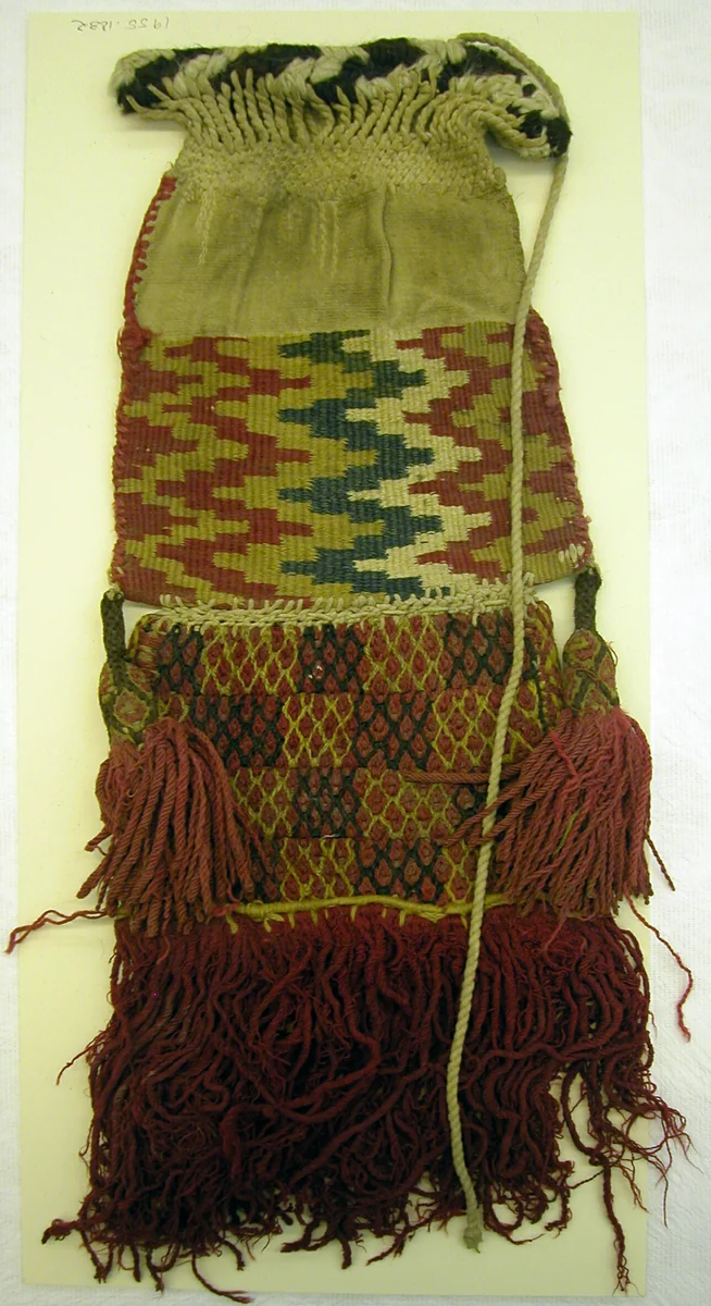 Coca Bag by Provincial Inca, textile, 1476-1532