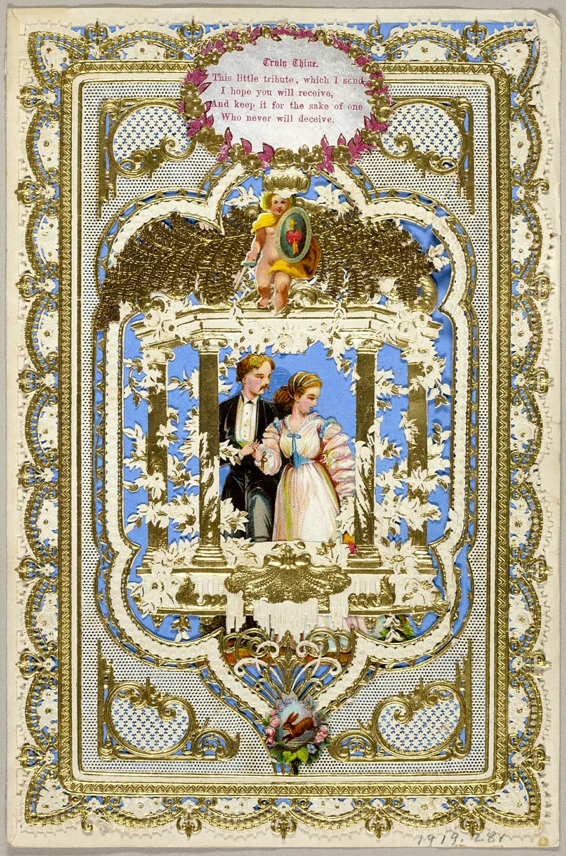 This Little Tribute, Which I Send (valentine) by Unknown Artist, other, 1840-1860
