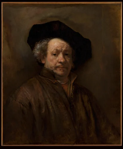 Self-Portrait by Rembrandt van Rijn, painting, 1660