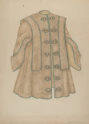 Evening Cloak by Mary Fitzgerald, index of american design, 1940