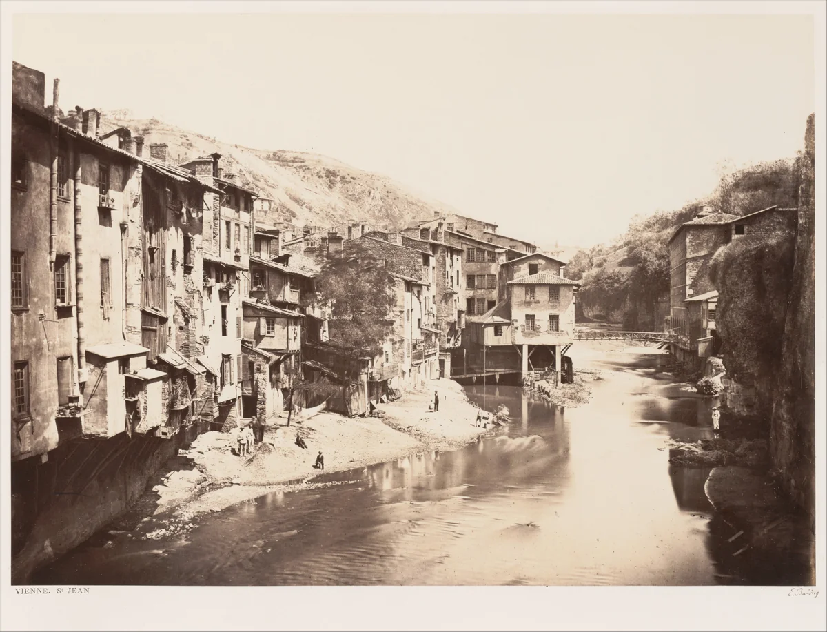 Vienne, St. Jean by Edouard Baldus, photograph, 1860-1862