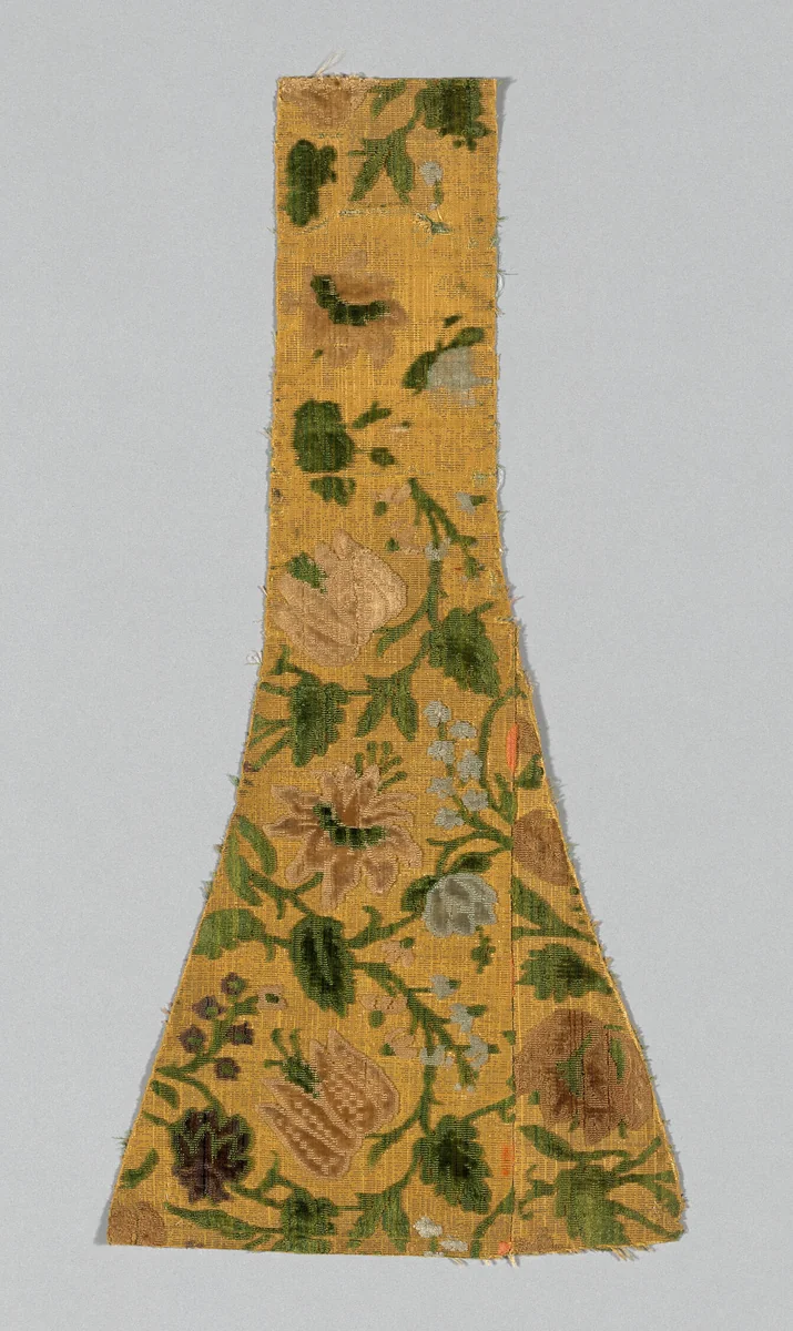 Fragment by Italy, textile, 1650-1700