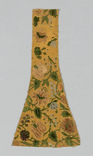 Fragment by Italy, textile, 1650-1700