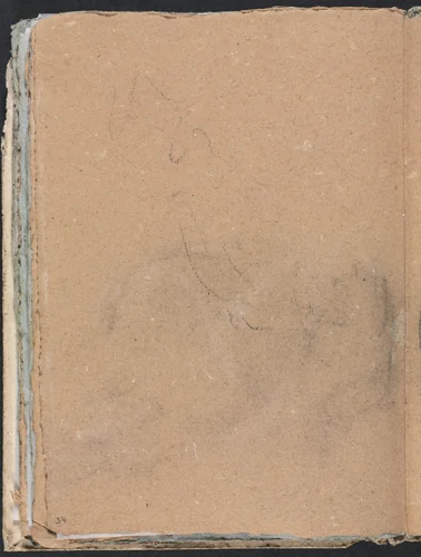 Verona Sketchbook: Indecipherable form (page 34) by Francesco Lorenzi, book, 1760