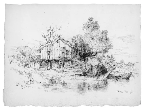 Chiem See, Germany by Andrew Fisher Bunner, artwork, 1877