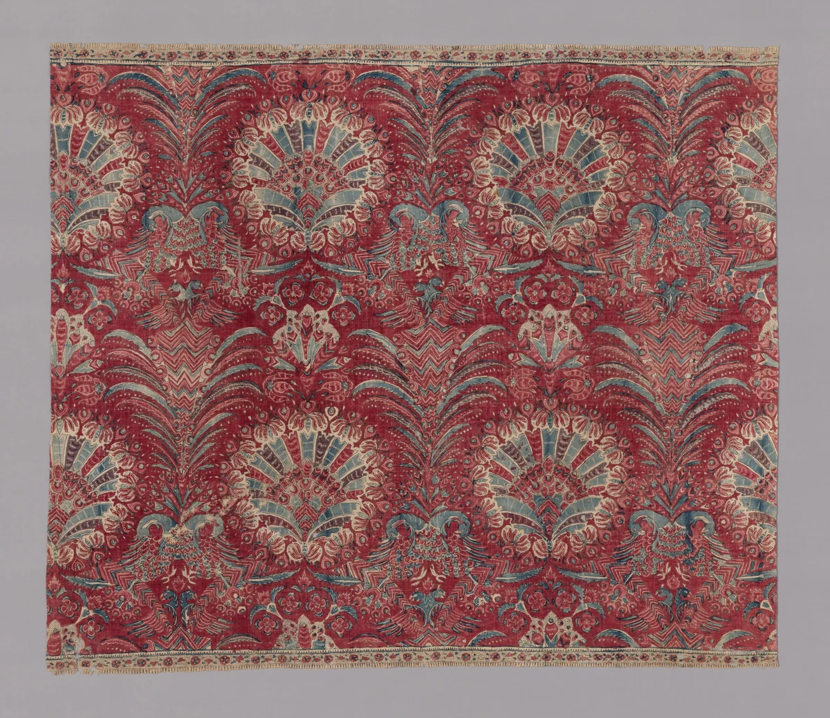 Length of Chintz by India Exported, textile, 1705-1775