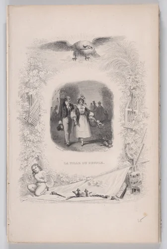 Daughter of the People, from "The Songs of Béranger" by J. J. Grandville, print, 1829