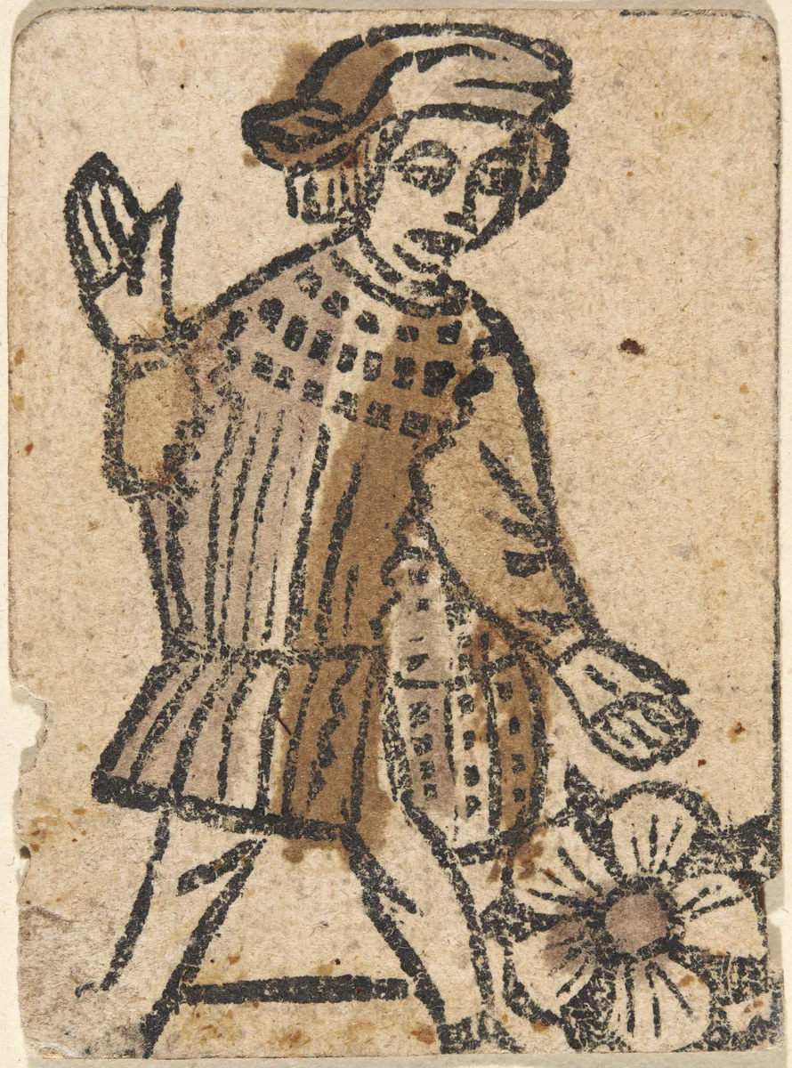 Playing Card by German 15th Century, print, 1450-1499