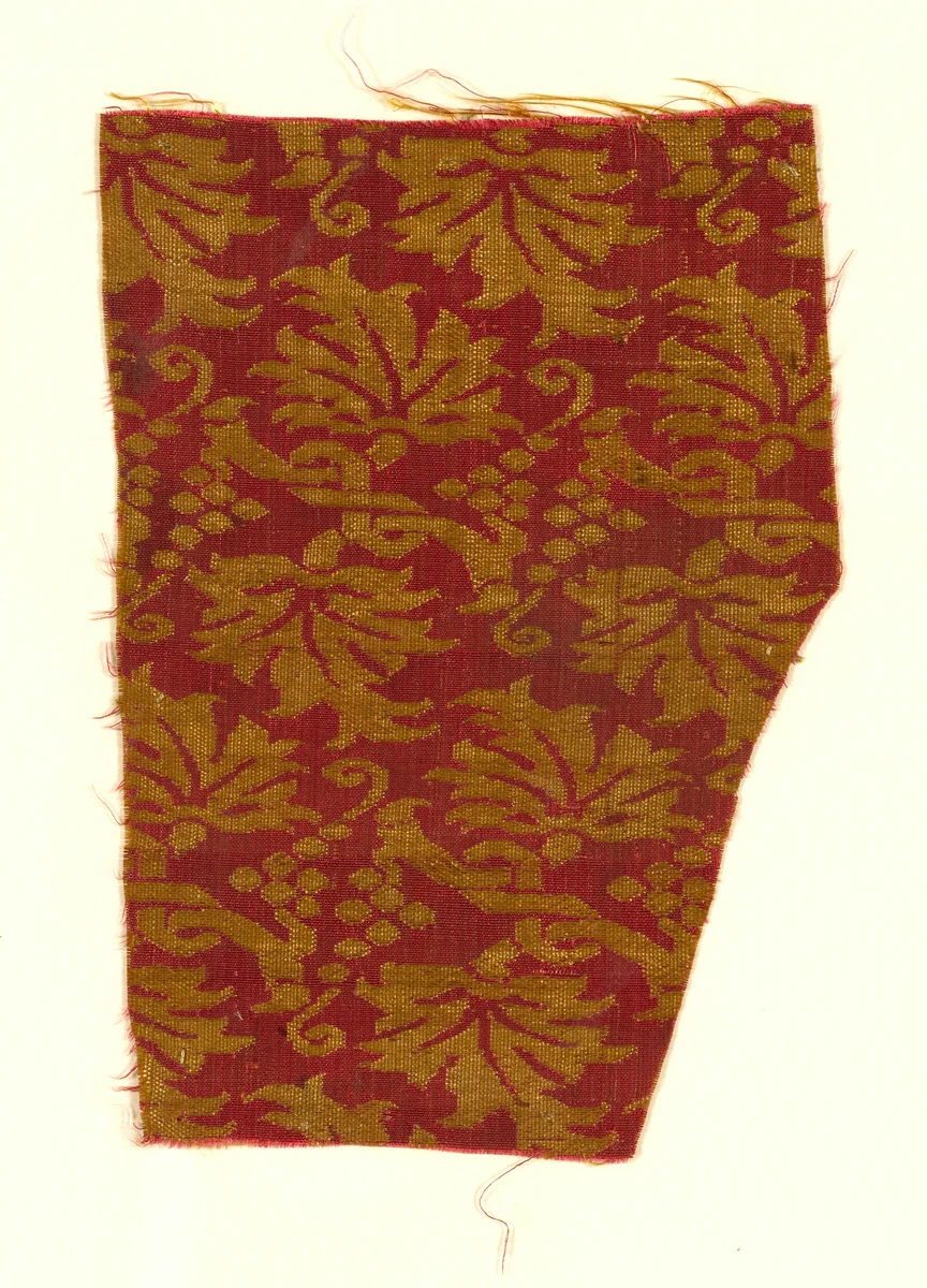 Fragment by Italy, textile, 1601-1700