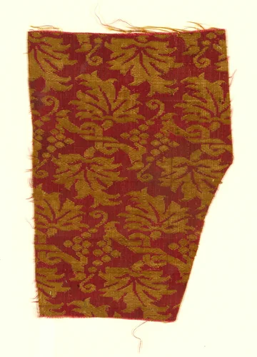 Fragment by Italy, textile, 1601-1700