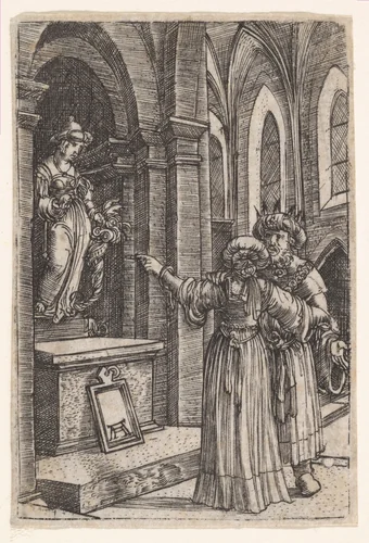 Solomon's Idolatry by Albrecht Altdorfer, print, 1475-1538