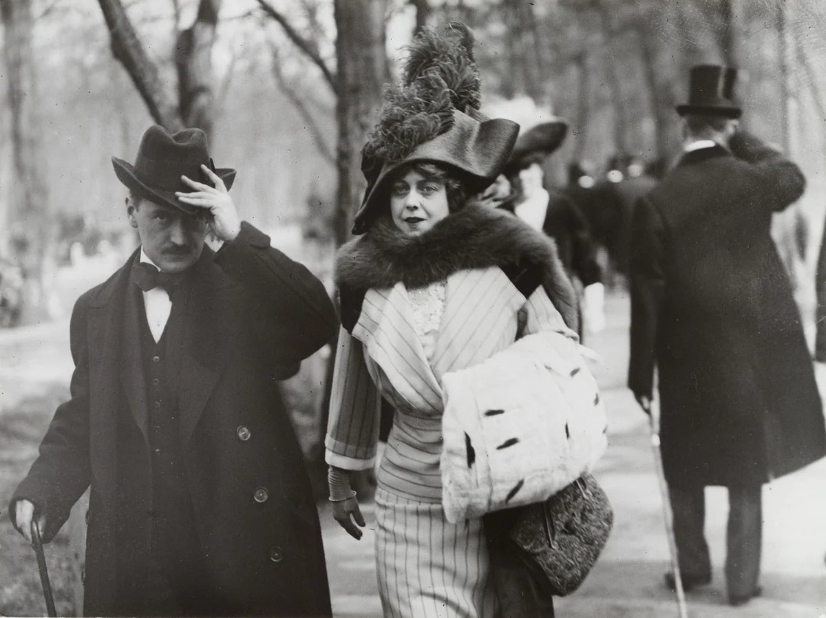 Bois de Boulogne, Paris by Jacques-Henri Lartigue, photograph, 1910