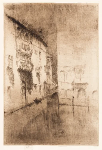 Nocturne: Palaces by James McNeill Whistler, print, 1879-1880