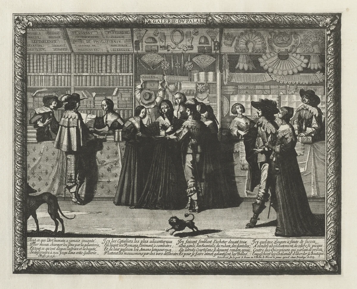 La Galerie du Paris by Abraham Bosse, print, 1640