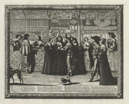 La Galerie du Paris by Abraham Bosse, print, 1640